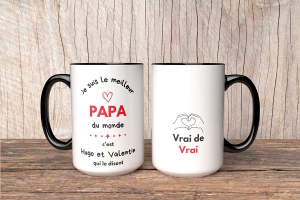 Mug je suis le meilleur papa du monde – Image 2