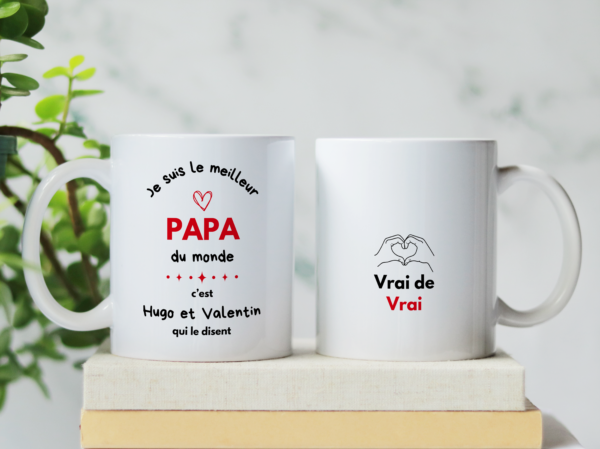 Mug je suis le meilleur papa du monde – Image 3
