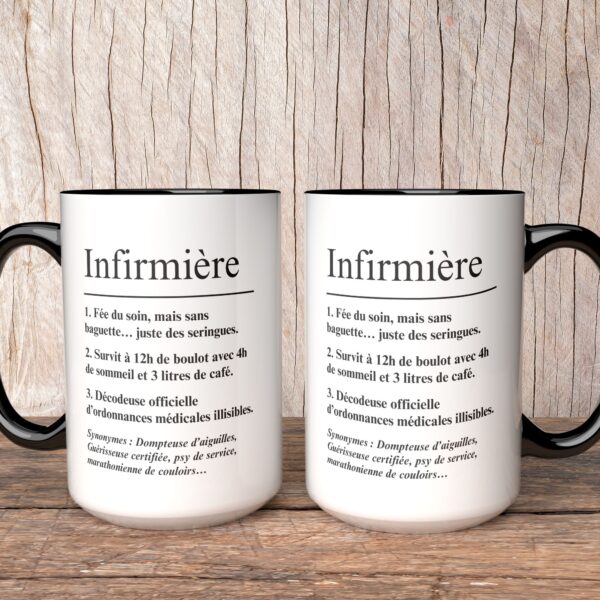 Mug Infirmière humour définition – Image 2