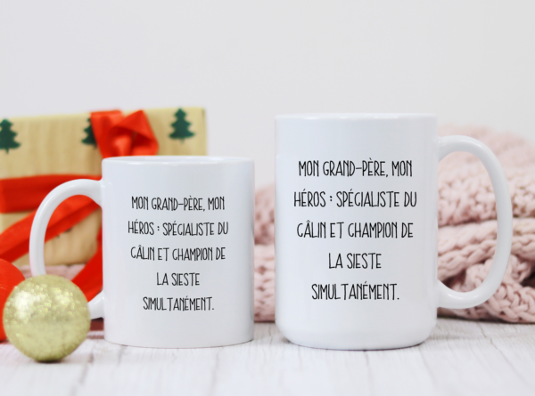 Mug mon grand père mon héros – Image 3