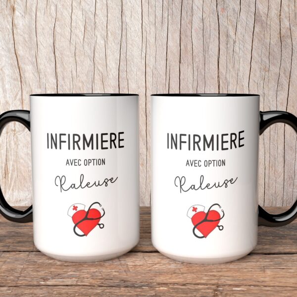 Mug Infirmière option râleuse – Image 2