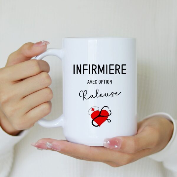 Mug Infirmière option râleuse – Image 4