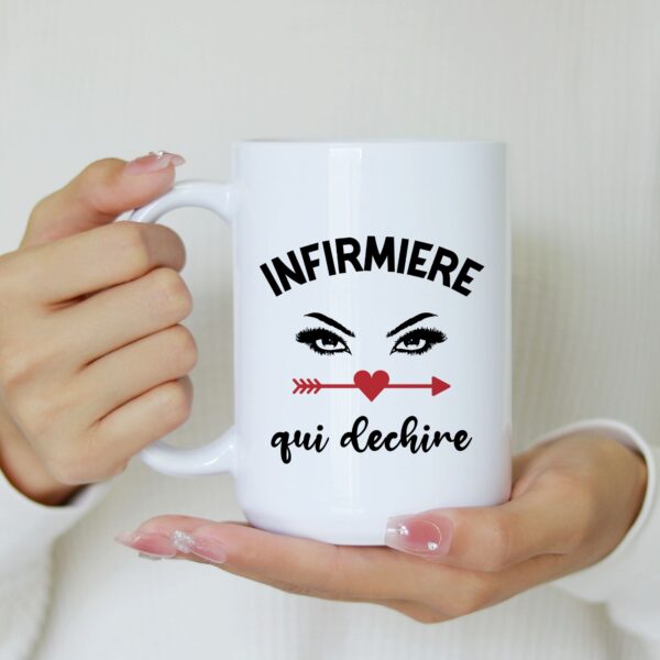 Mug Infirmière qui déchire – Image 3