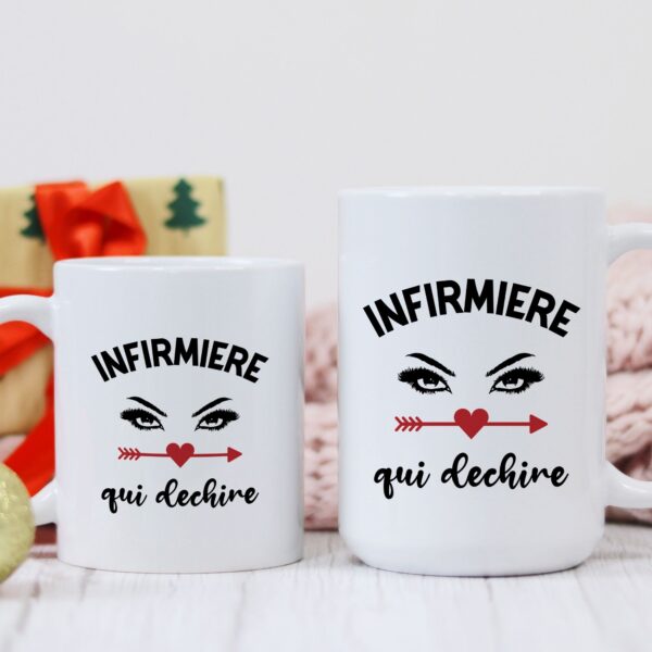 Mug Infirmière qui déchire – Image 4