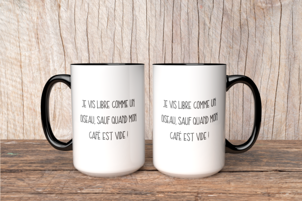 Mug je vis libre comme un oiseau – Image 2