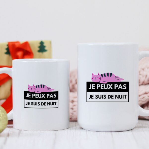 Mug je peux pas je suis de nuit – Image 3