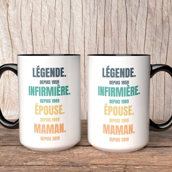 Mug personnalisable pour Infirmière – Image 2