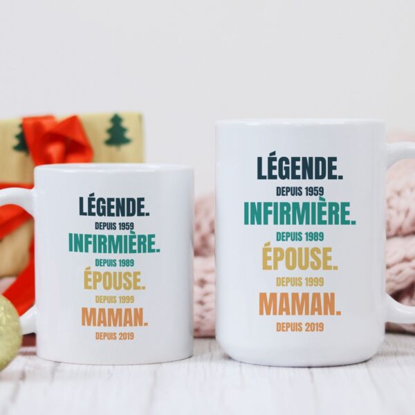 Mug personnalisable pour Infirmière – Image 3