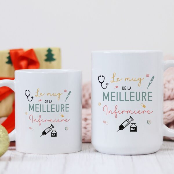 Mug de la meilleure infirmière – Image 3