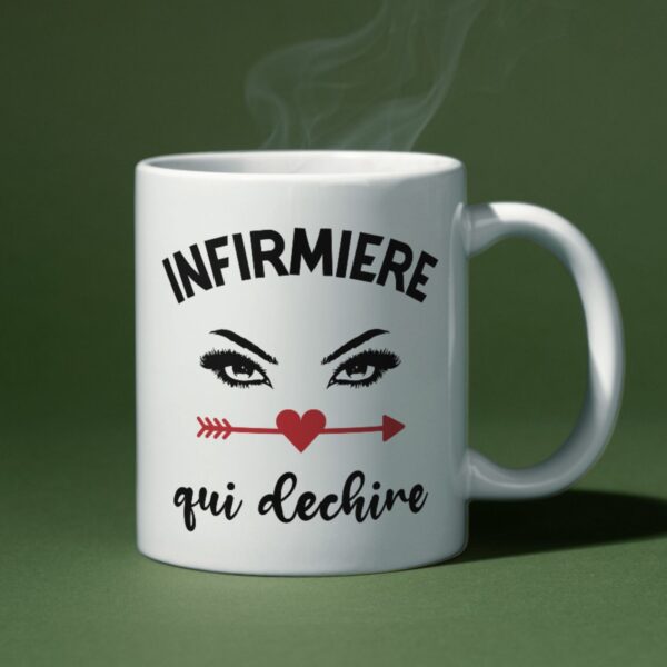 Mug Infirmière qui déchire