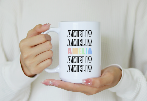 Mug personnalisé nom femme