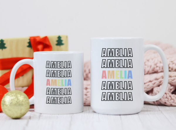 Mug personnalisé nom femme – Image 3
