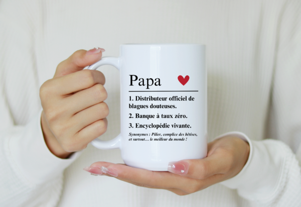 Mug humour papa définition
