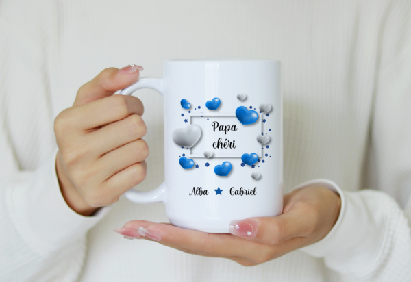 Mug personnalisé Papa chéri