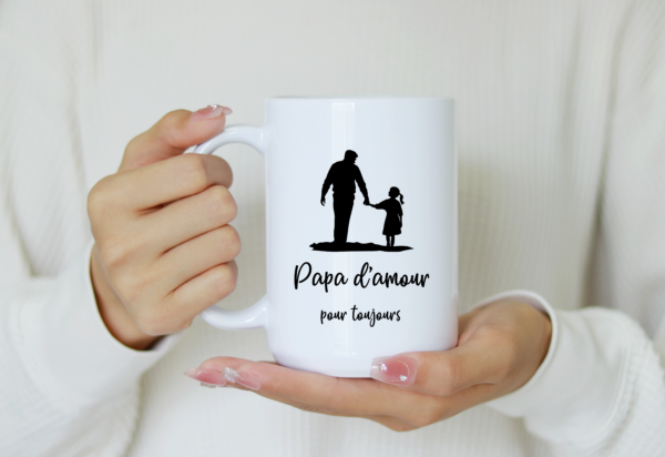Mug Papa d'amour pour toujours