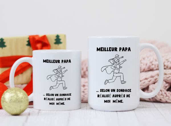 Mug meilleur papa superhéros – Image 3