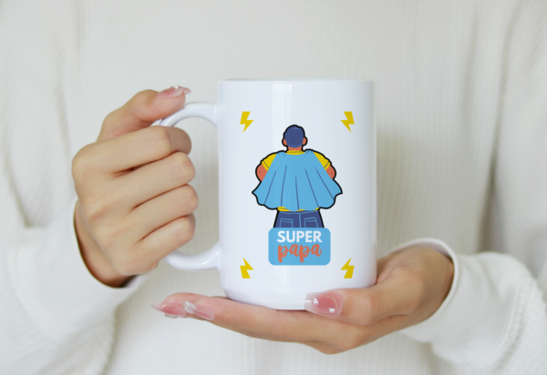 Mug fête des pères pour super papa