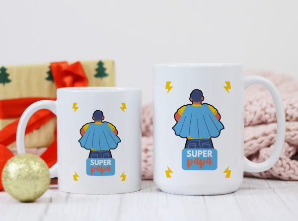Mug fête des pères pour super papa – Image 3