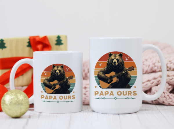 Mug humour Papa ours – Image 3