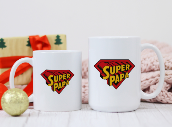 Mug humour super papa – Image 3