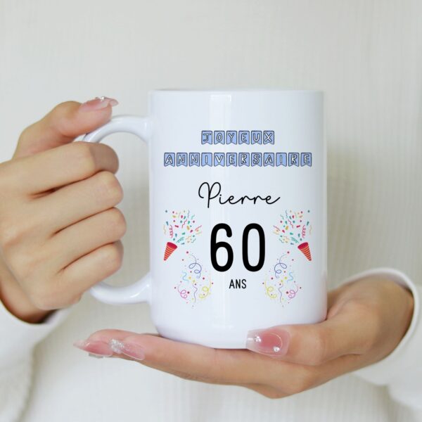 Mug banderole d'anniversaire – Image 2