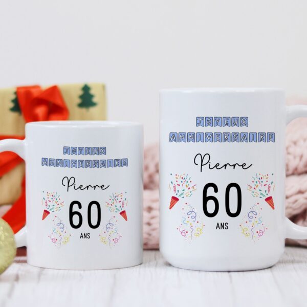 Mug banderole d'anniversaire – Image 3