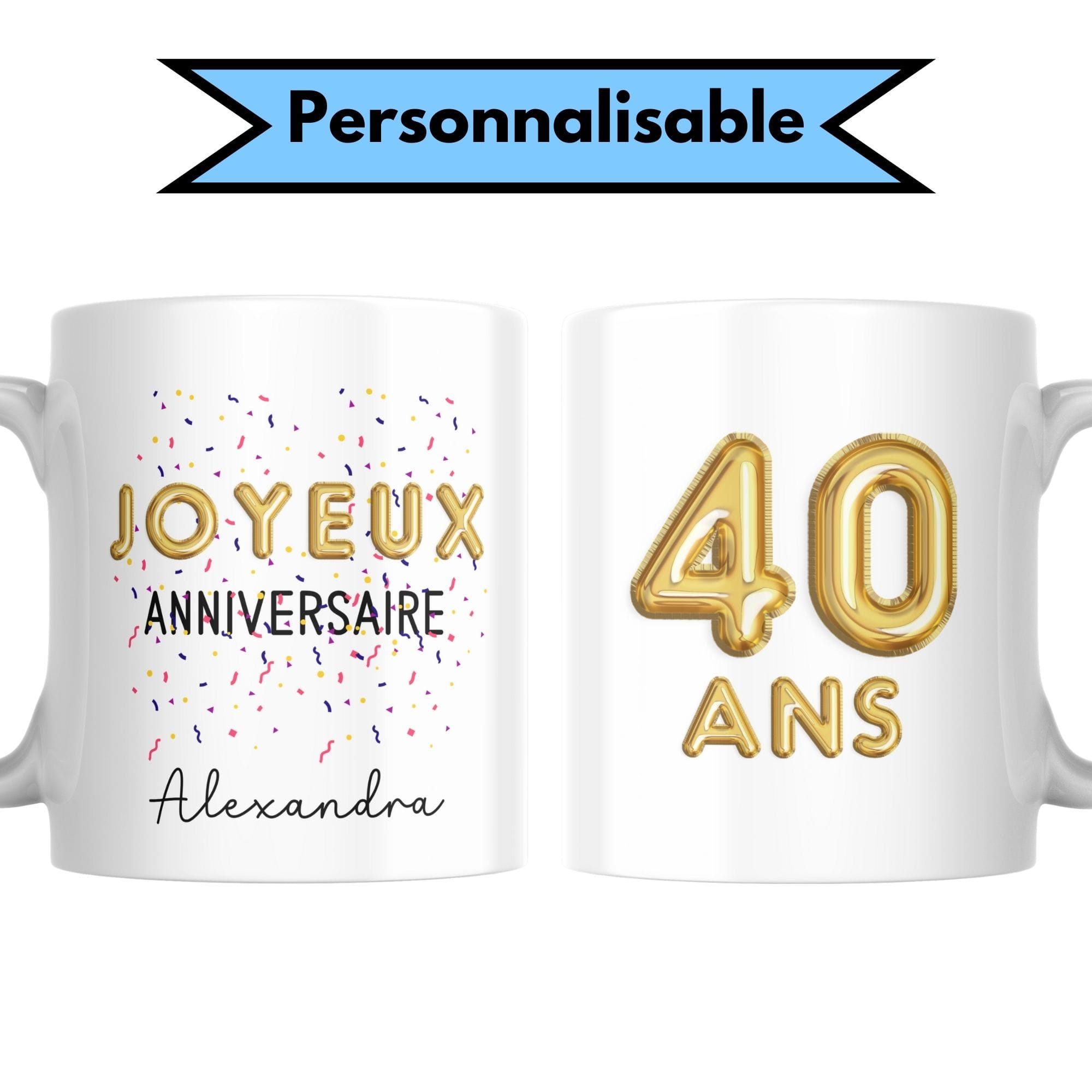 Mug joyeux anniversaire à personnaliser 1 joyeux anniversaire personnalisé 2
