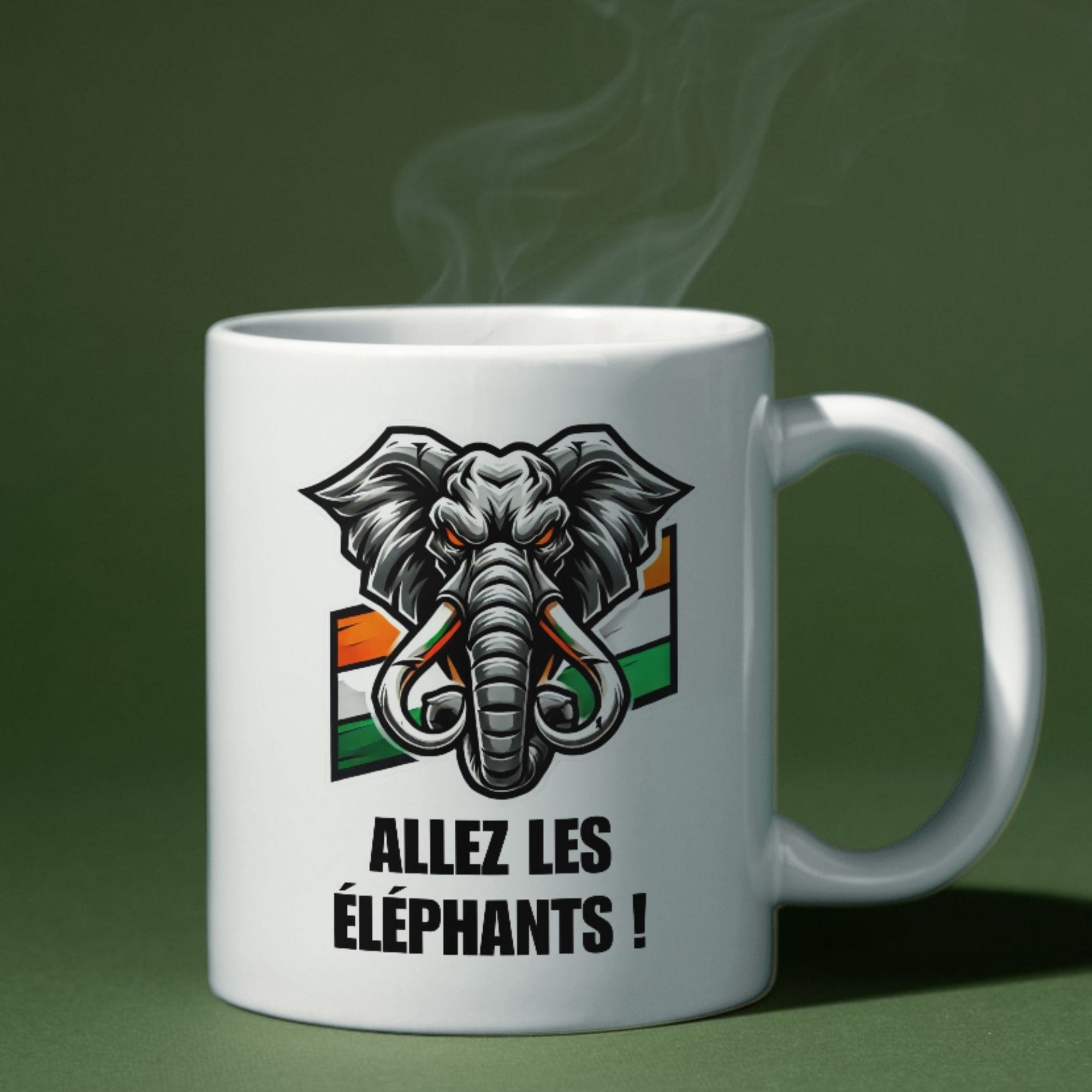 Mug Allez les éléphants de Côte d'ivoire 1 Mug Allez les éléphants de Côte d'ivoire