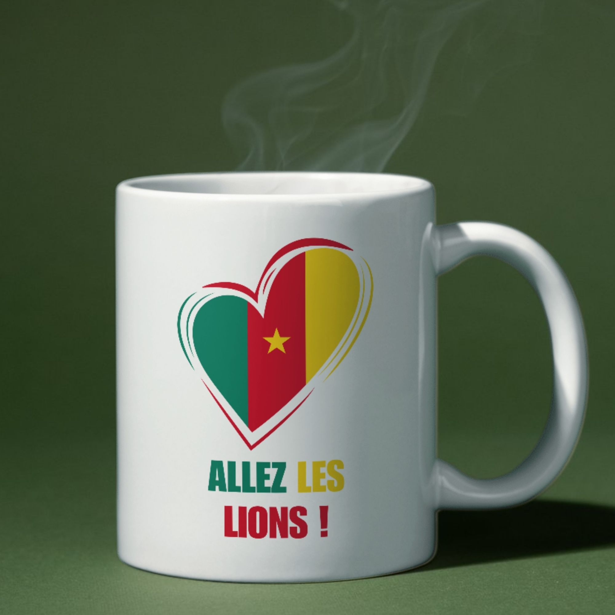 Mug Cameroun Allez les lions ! 1 Mug Cameroun Allez les lions !