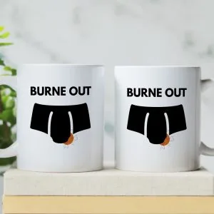 Mug burne out