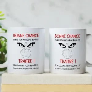 Mug collègue cadeau de départ