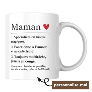 Mug maman définition à personnaliser