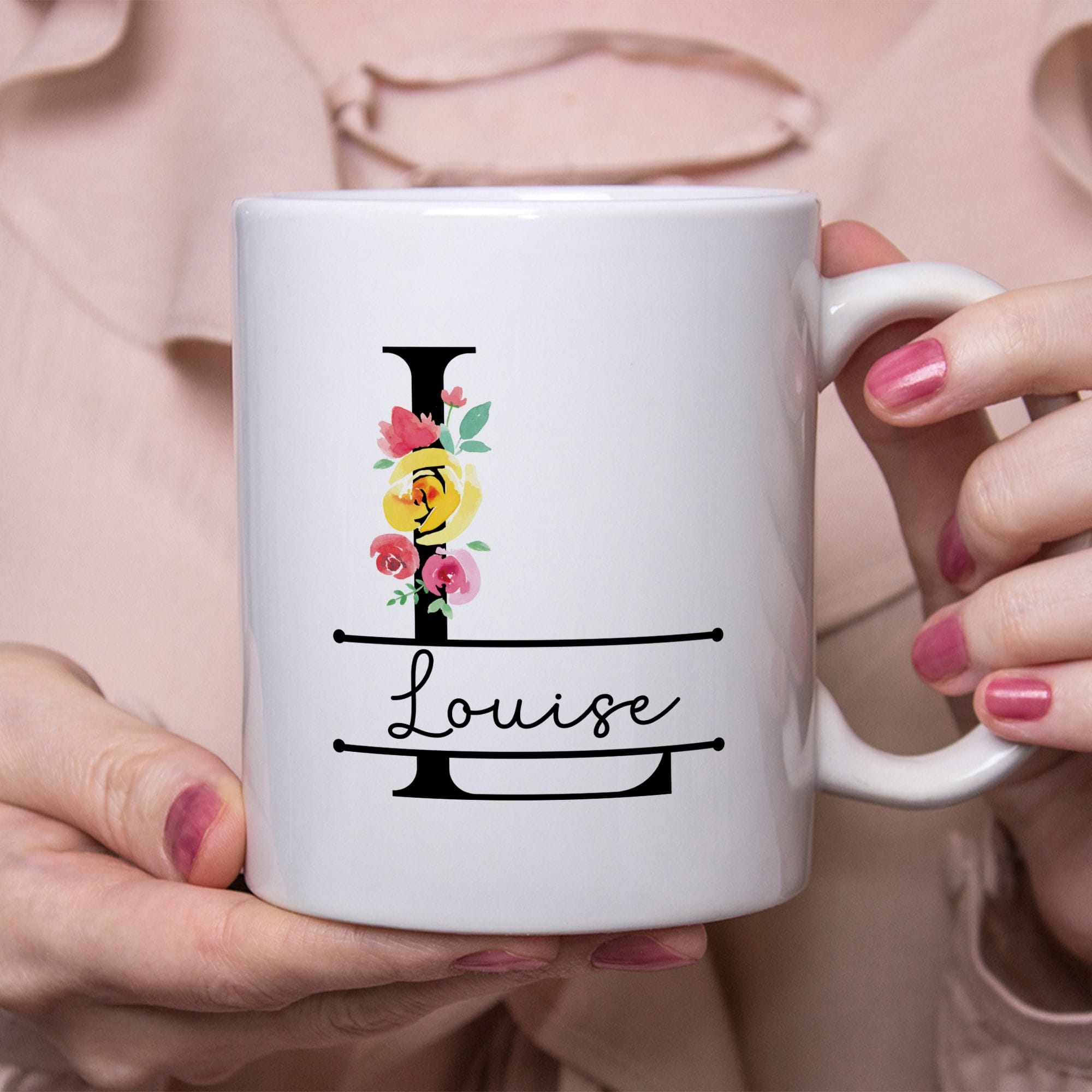 Mug prénom fleur 1 Mug prénom fleur