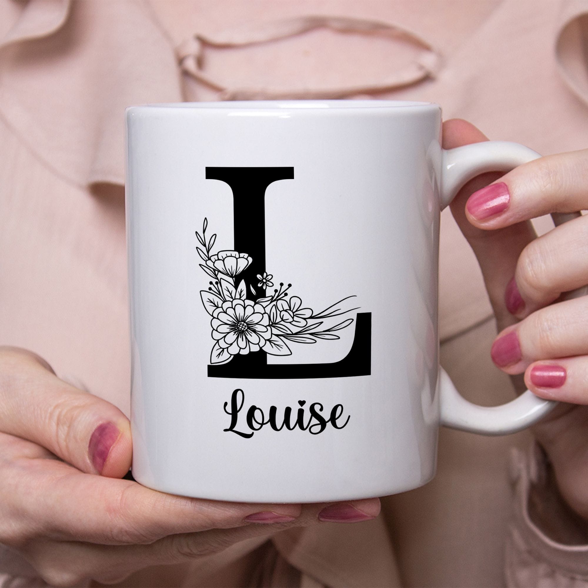 Mug prénom fleur 1 Mug prénom fleur