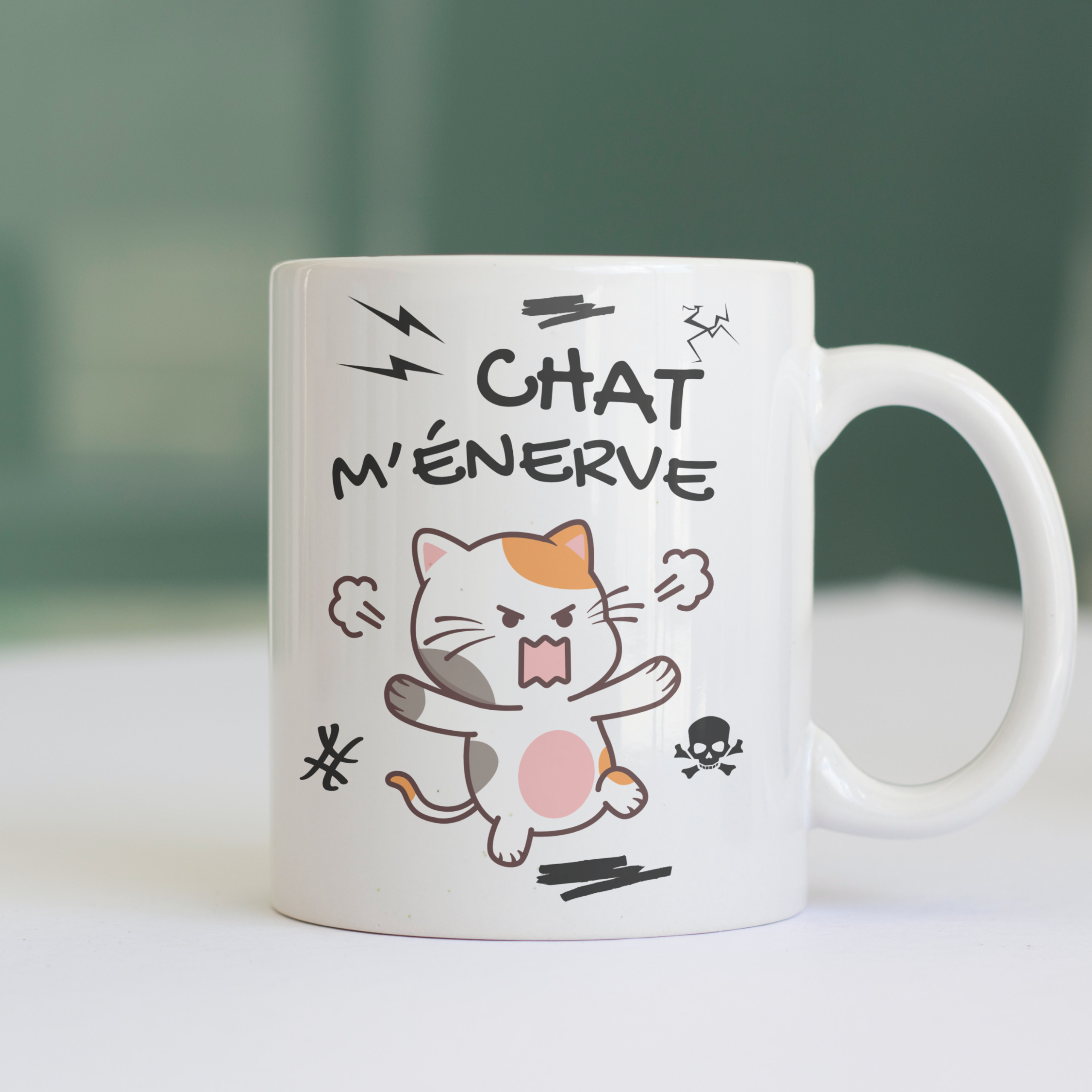 Mug chat m'énerve 1 Mug chat m'énerve