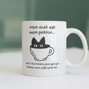 Mug mon chat est mon patron