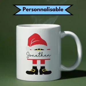 Mug père noël personnalisé