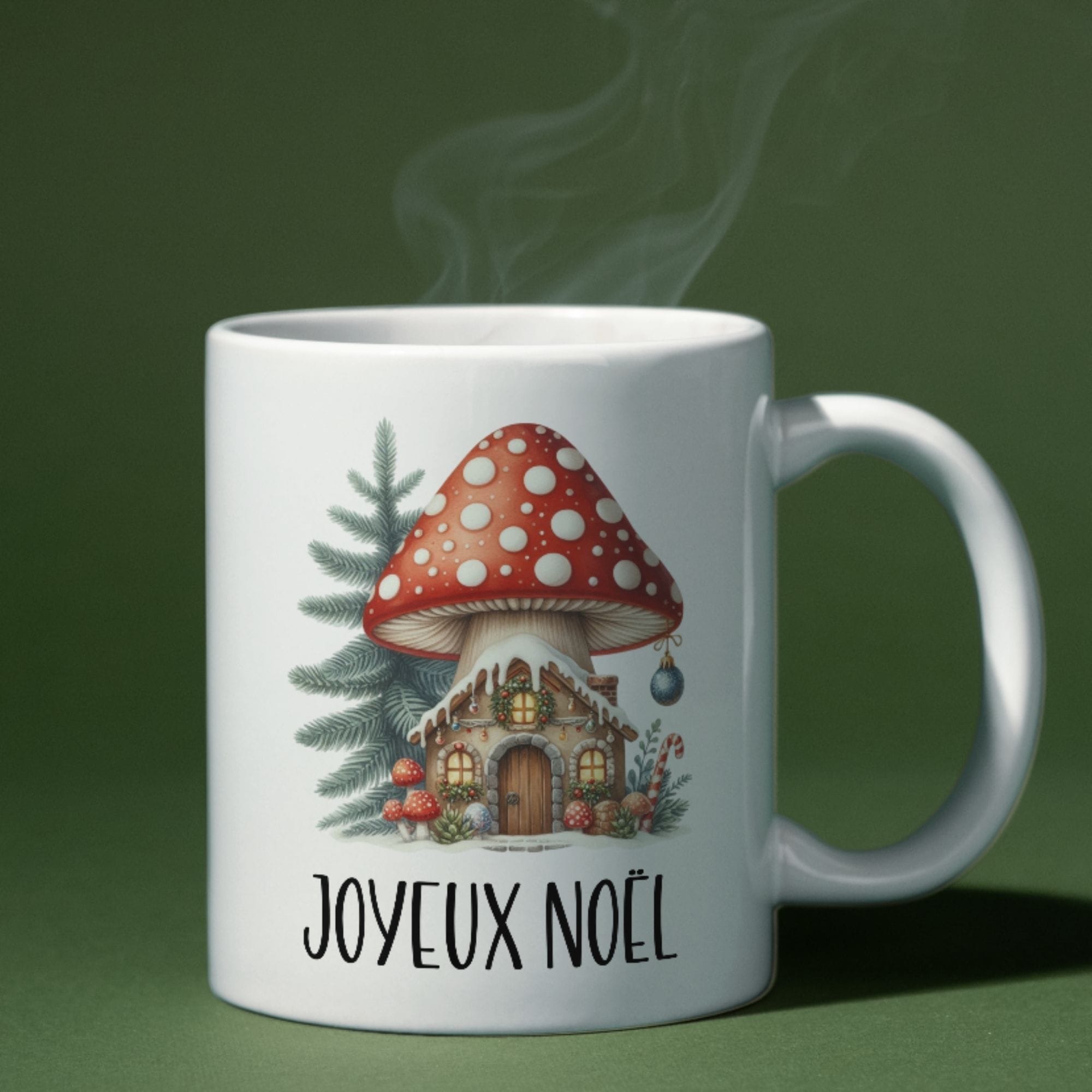 Mug noël champignon 1 Mug noël champignon