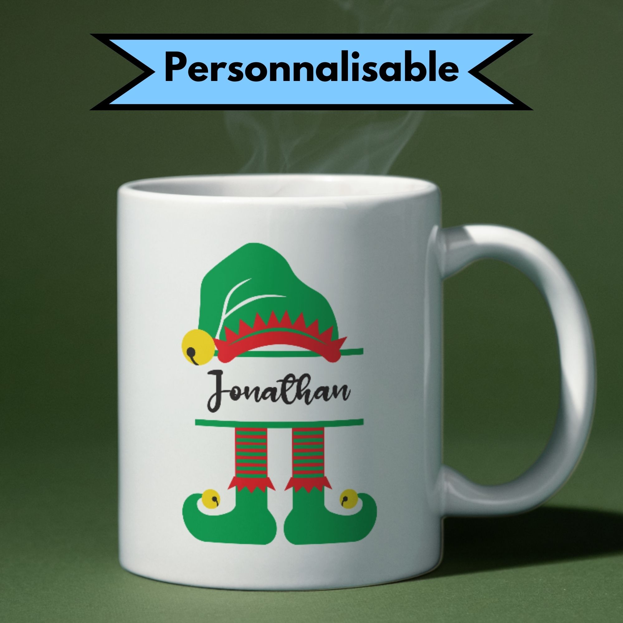Mug noël lutin à personnaliser 2 Mug noël lutin à personnaliser – Image 2
