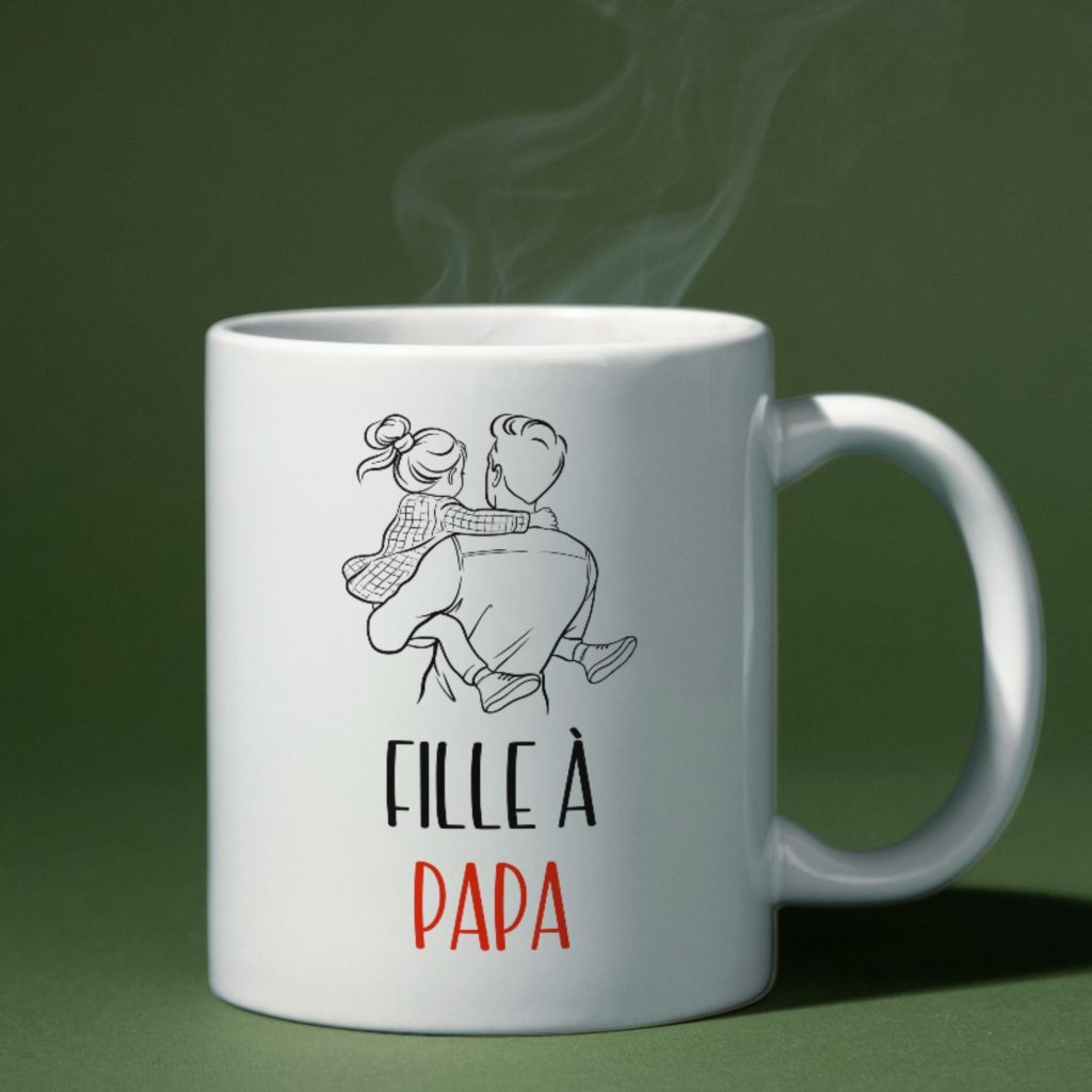 Mug fille à papa