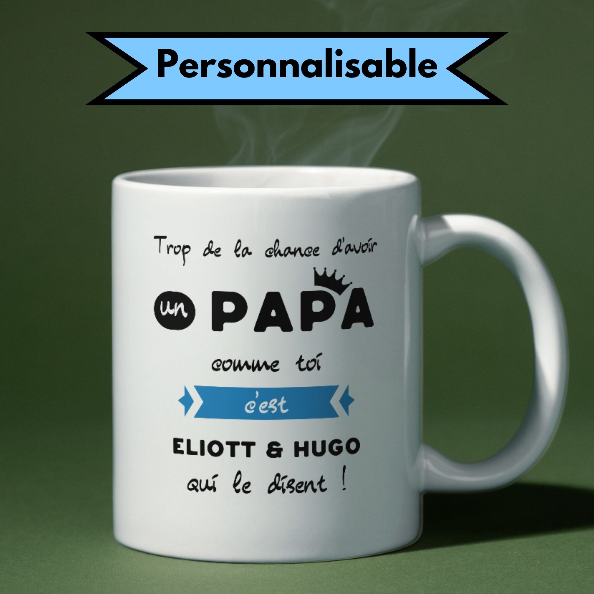 Mug original papa personnalisé 1 Mug original papa personnalisé