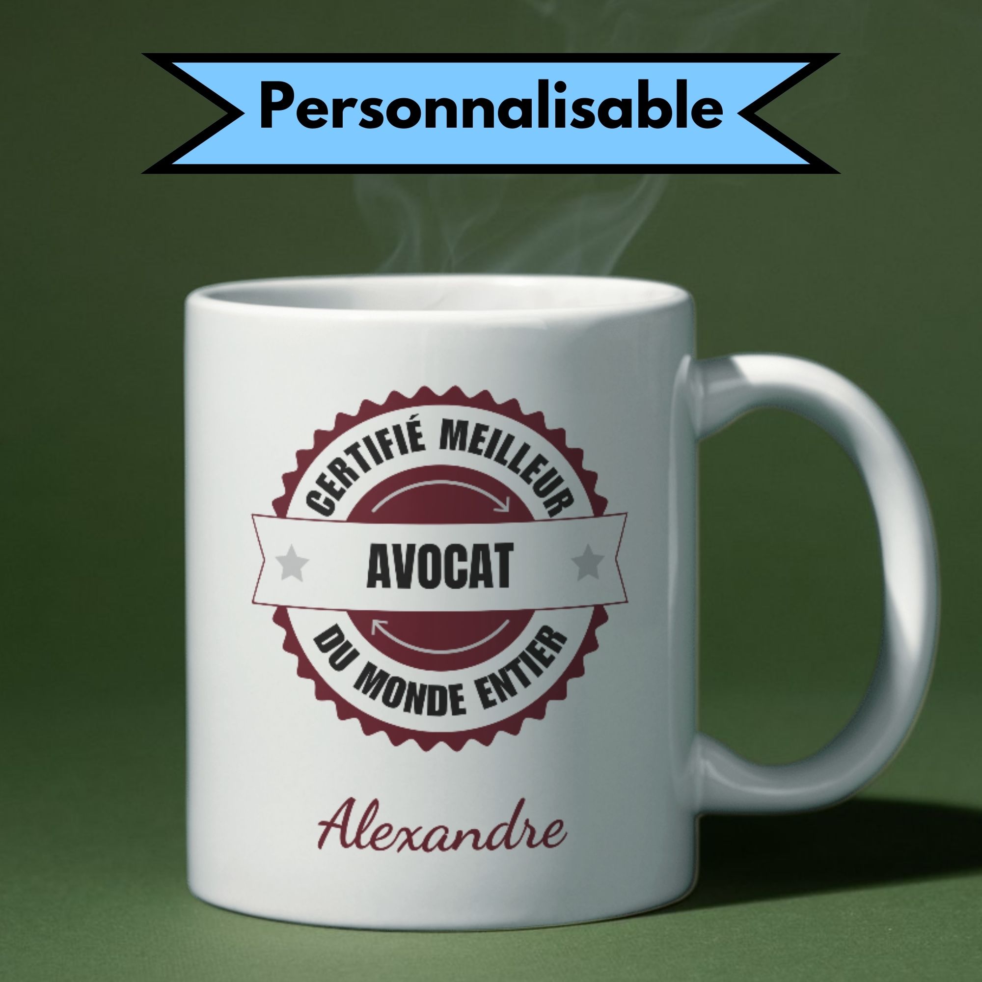 Mug Certifié Meilleur Avocat 1 Mug Certifié Meilleur Avocat