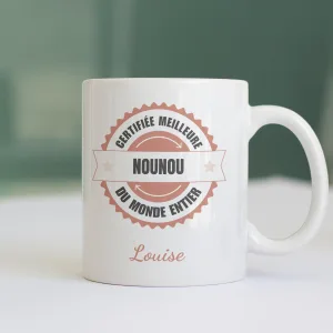 Mug Certifiée Meilleure Nounou