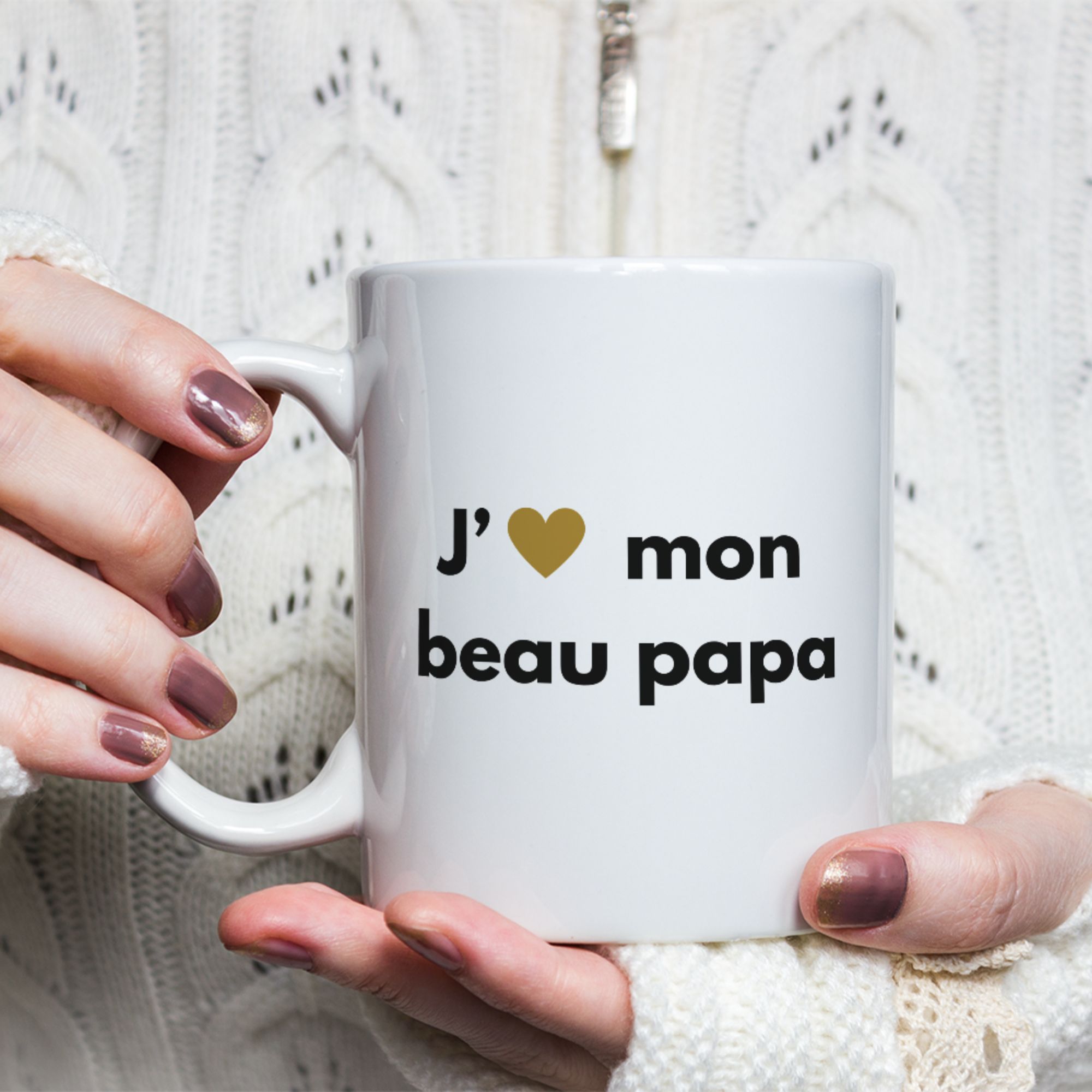 Mug J'aime mon Beau Papa 1 Mug J'aime mon Beau Papa