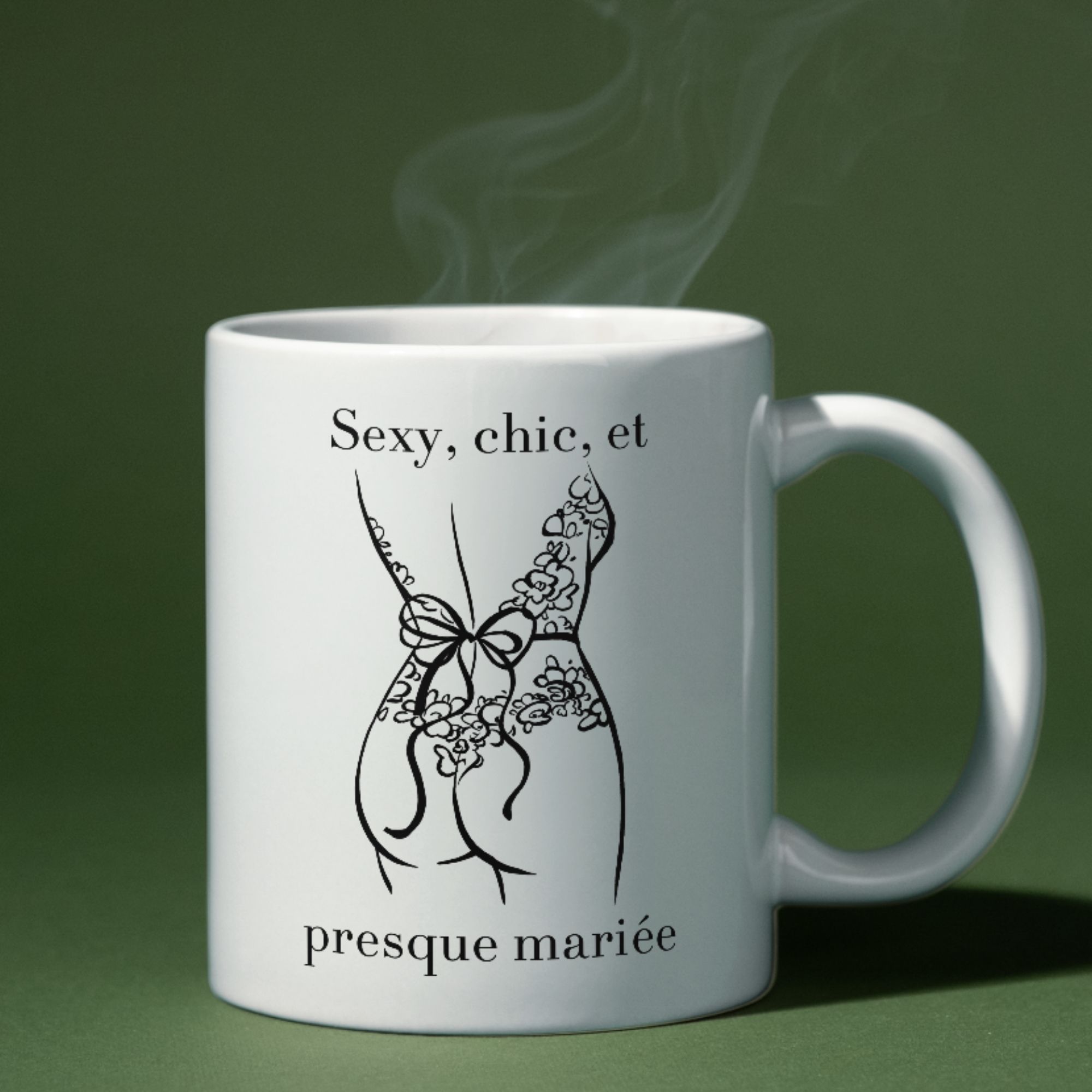 Mug EVJF Sexy Chic et presque Mariée 1 Mug EVJF Sexy Chic et presque Mariée