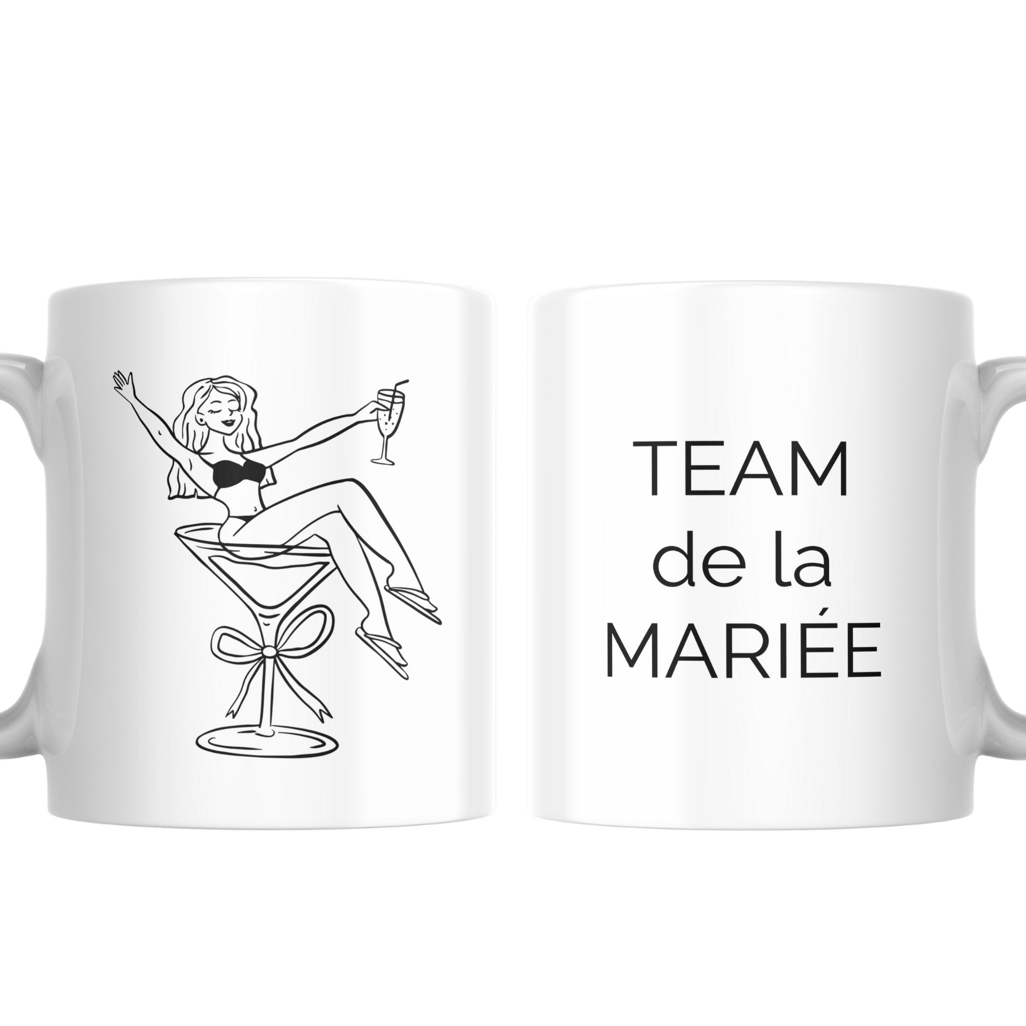 Mug EVJF Team de la mariée 1 Mug EVJF Team de la mariée