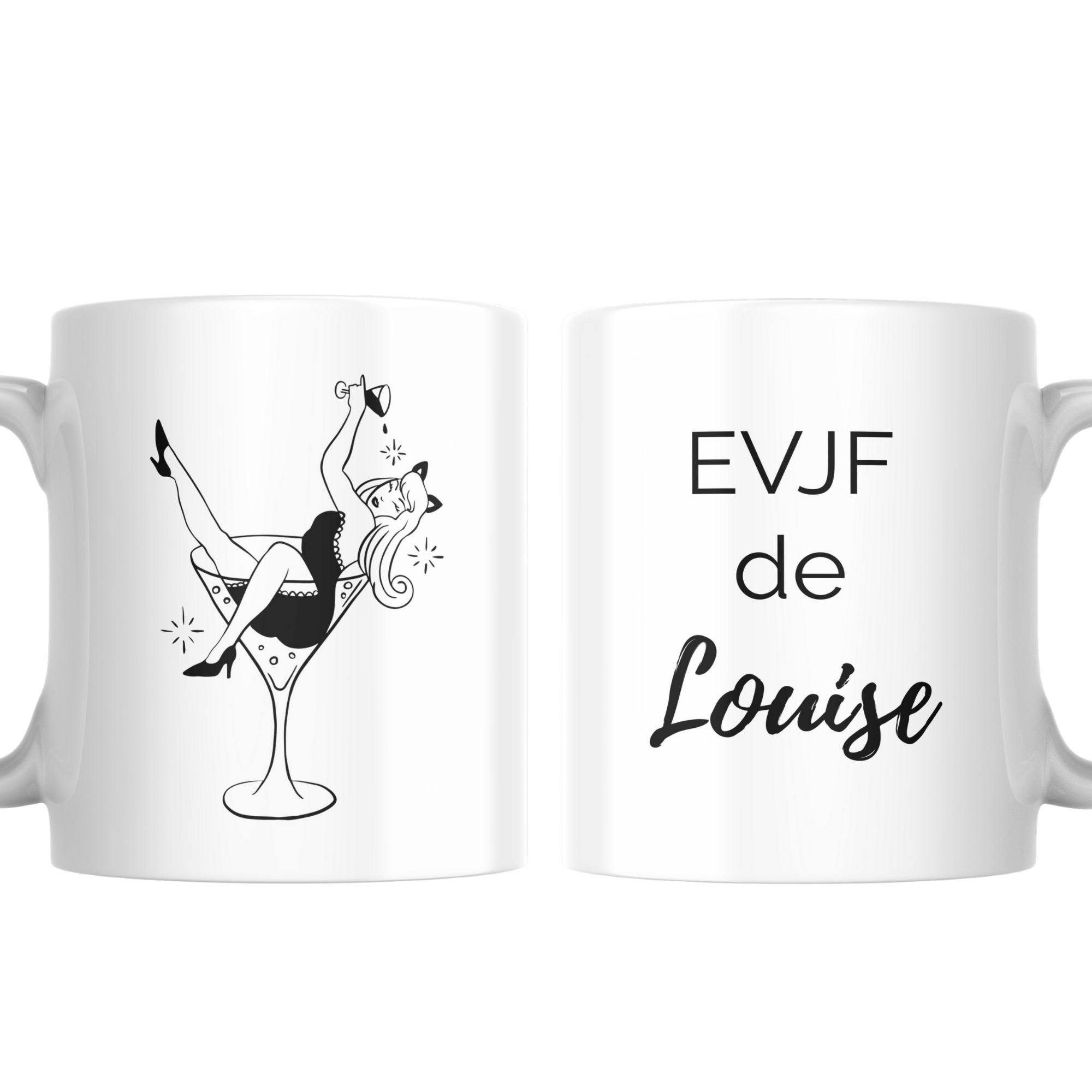 Mug EVJF customisable 1 Mug EVJF customisable