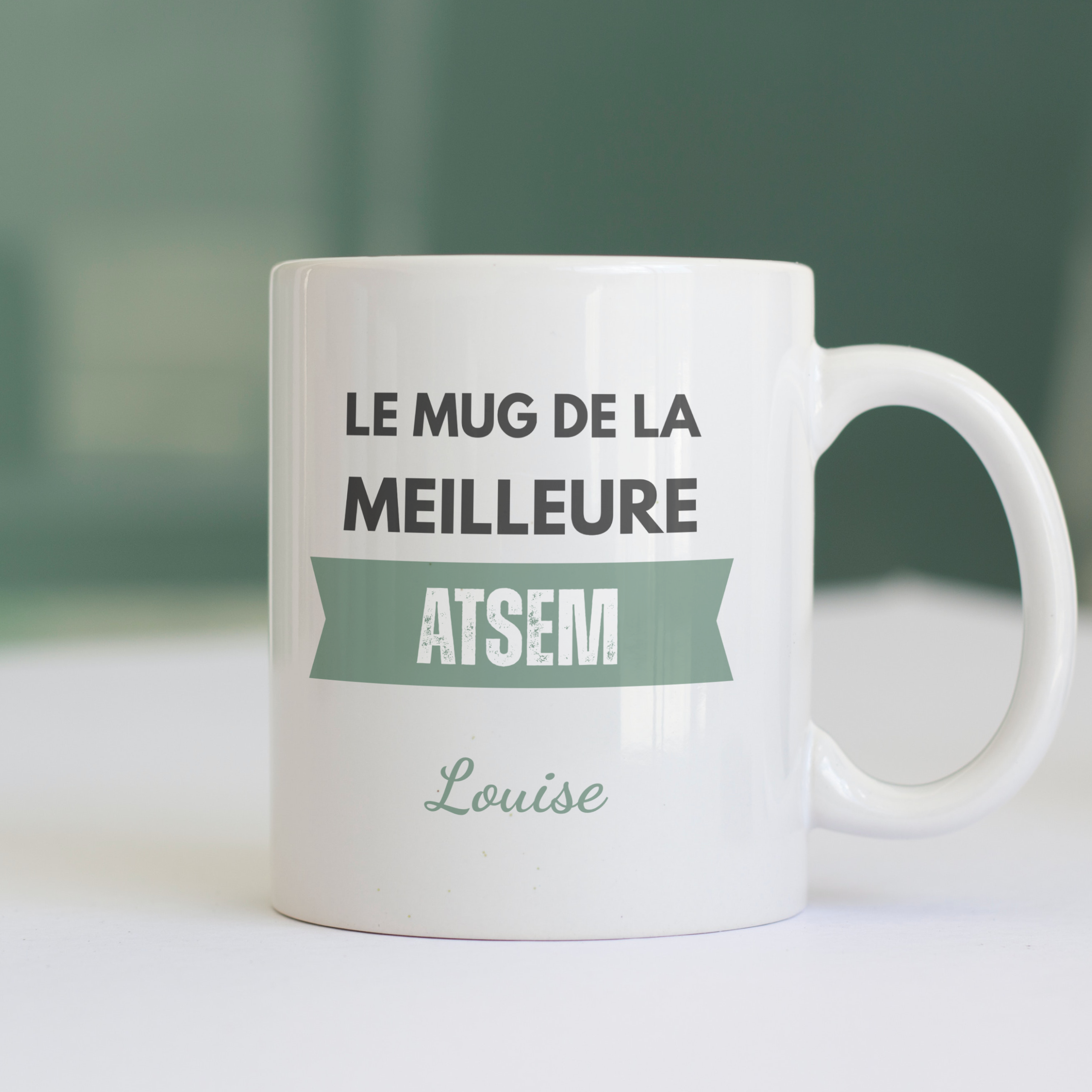 Mug Le Mug De La Meilleure ATSEM 1 Mug Le Mug De La Meilleure ATSEM