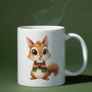 Mug Hiver avec animal