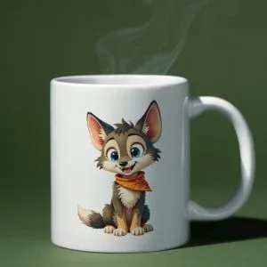 Mug Hiver animal
